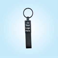 Black Leather Keychain (311)