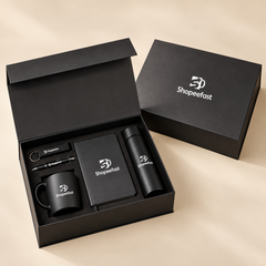 Premium 5-in-1 Black Corporate Gift Box (Minimum Order 20 Pcs)