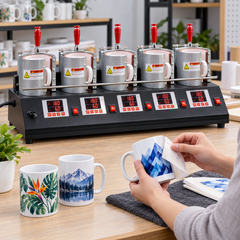 5 Station Mug Heat Press Machine
