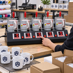 5 Station Mug Heat Press Machine