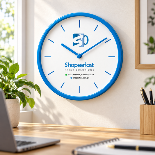 Customized Wall Clock (Minimum Order 50 Pcs)