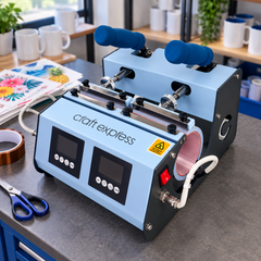 Double Mug Heat Press Machine – Dual Station Sublimation