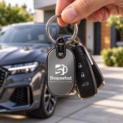Custom Metal Elegant Keychain (SF338) - (Minimum Order 50 Pcs)