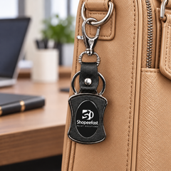 Leather Keychain (SF309) (Minimum Order 50 Pcs)