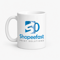 Customized White Ceramic Mug (minimum order 50 pcs)