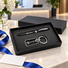 Pen & Keychain Gift Box (Minimum Order 50 Pcs)