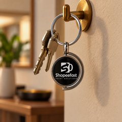 Revolving Metal Keychain (Minimum Order 50 Pcs)