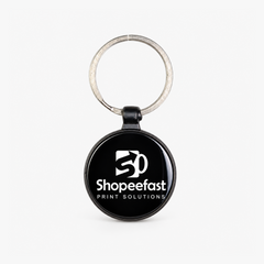Premium Round Metal Keychain - (Minimum Order 50 Pcs)