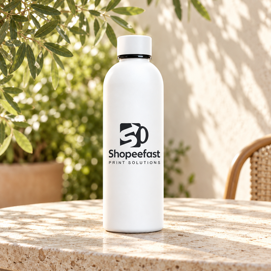 Rubber Coated Water Bottle (Minimum Order 50 Pcs)