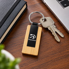 Wooden Keychain (SF312) (Minimum Order 50 Pcs)