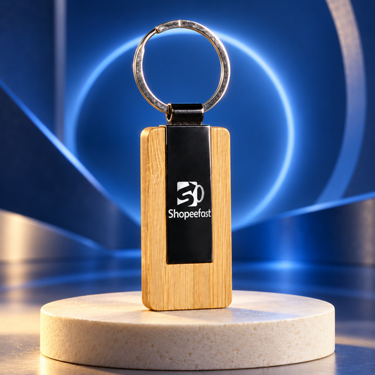 Wooden Keychain (SF312) (Minimum Order 50 Pcs)