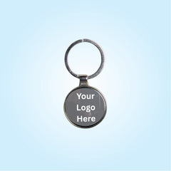 Round Metal Body Keychain (SF341) (Minimum Order 50 Pcs)
