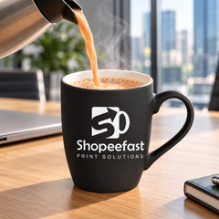 Mat Mug with Laser Printing (minimum order 50 pcs)