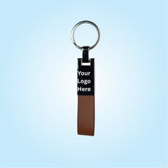 Brown Leather Keychain (SF311)