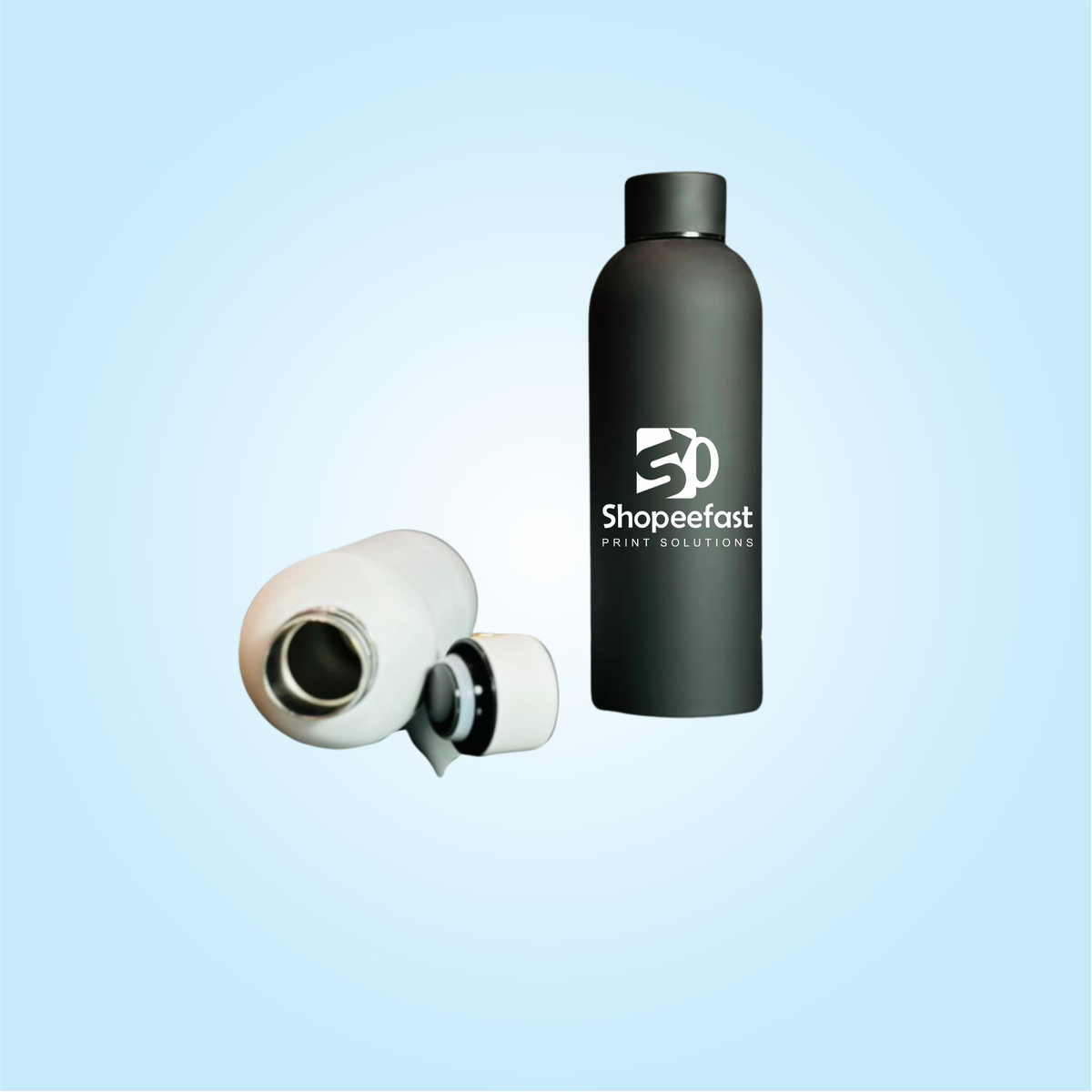 Rubber Coated Water Bottle (Minimum Order 50 Pcs)