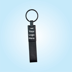 Black Leather Keychain (311)