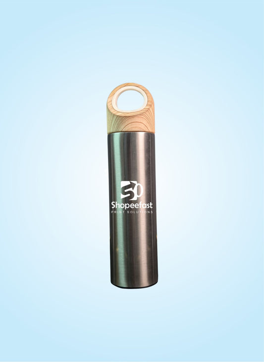 Wooden Cap Water Bottle