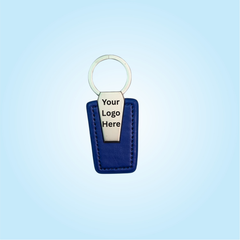 Blue Leather Keychain (SF303)