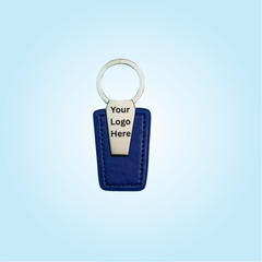 Blue Leather Keychain (SF303)