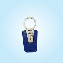 Blue Leather Keychain (SF303)