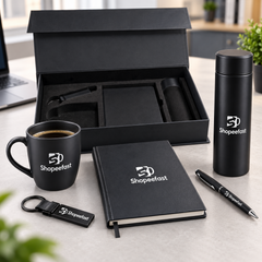 Premium 5-in-1 Black Corporate Gift Box (Minimum Order 20 Pcs)