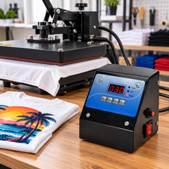 5-in-1 Heat Press Sublimation Machine - Digital Temperature & Timer Controller