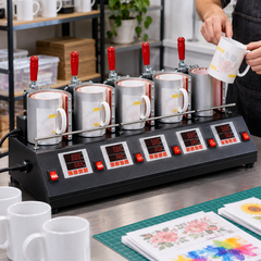 5 Station Mug Heat Press Machine
