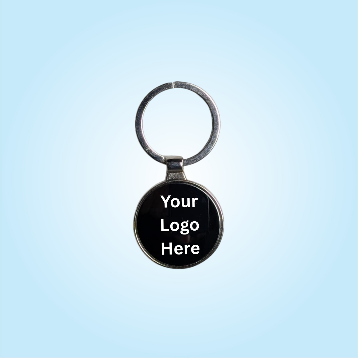 Round Metal Body Keychain (SF341) (Minimum Order 50 Pcs)