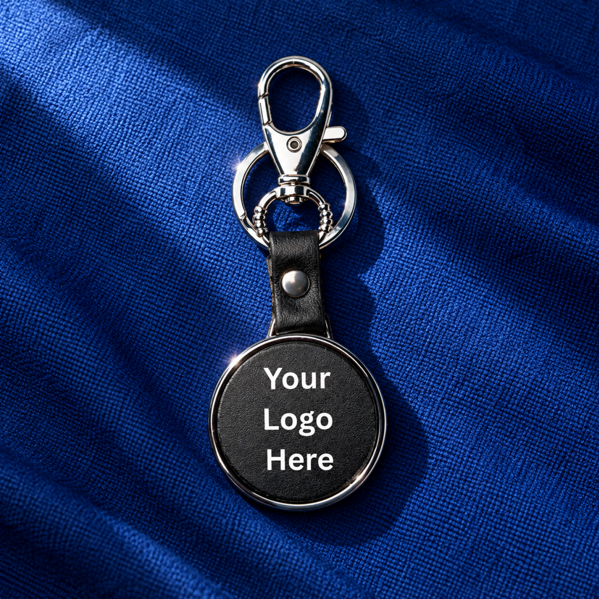 Black Metal Keychain (SF 319) (Minimum Order 50 Pcs)