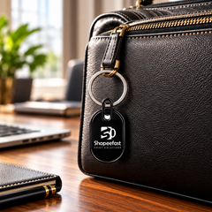Custom Metal Elegant Keychain (SF338) - (Minimum Order 50 Pcs)