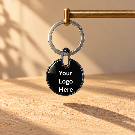 Keychain with Inner Silver (SF335) (Minimum Order 50 Pcs)