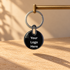 Keychain with Inner Silver (SF335) (Minimum Order 50 Pcs)