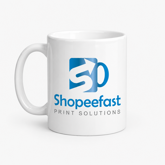 Customized White Ceramic Mug (minimum order 50 pcs)
