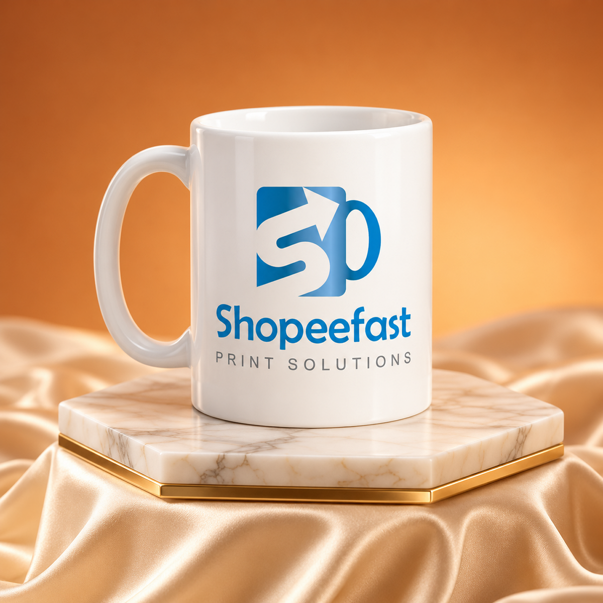 Customized White Ceramic Mug (minimum order 50 pcs)