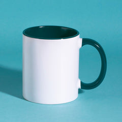 Dark Green Inner Sublimation Mug