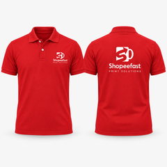 Polo Shirt Custom Printed (Minimum Order 20 Pcs)