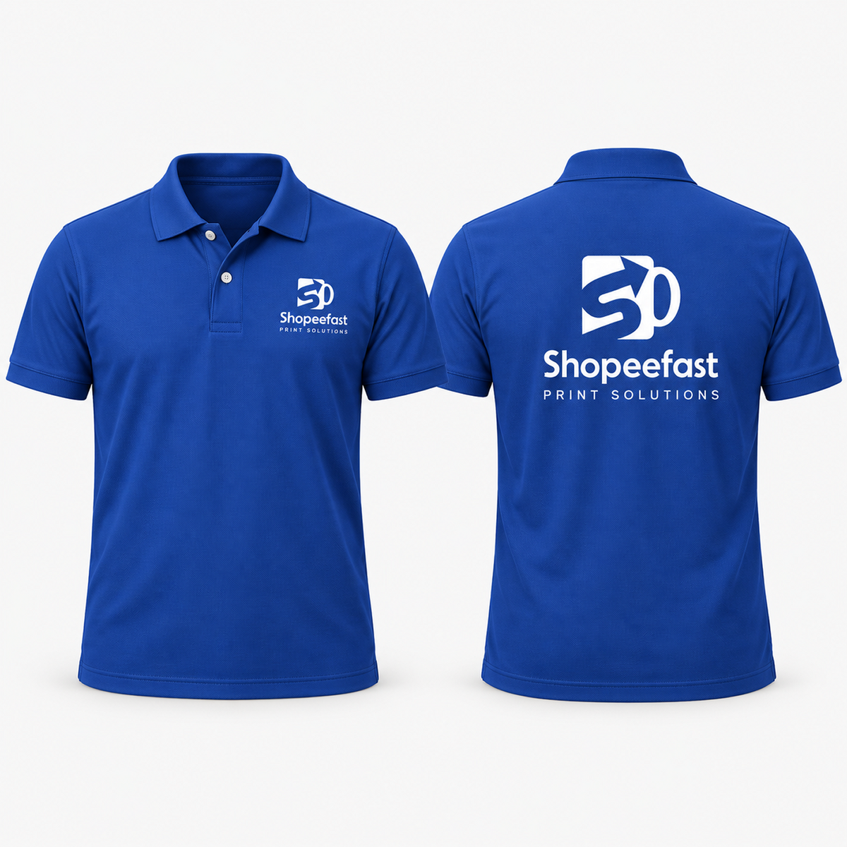 Polo Shirt Custom Printed (Minimum Order 20 Pcs)