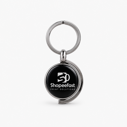 Revolving Metal Keychain (Minimum Order 50 Pcs)