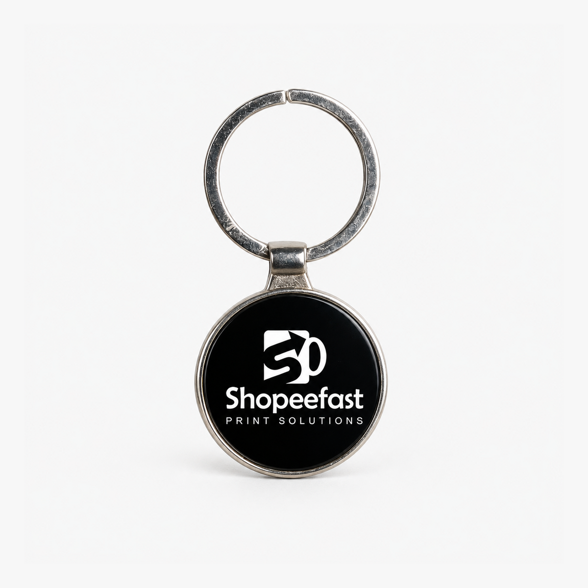 Round Metal Keychain (SF341) - (Minimum Order 50 Pcs)