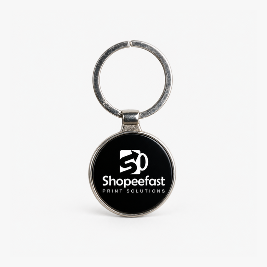 Round Metal Keychain (SF341) - (Minimum Order 50 Pcs)