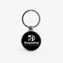 Round Metal Keychain (SF341) - (Minimum Order 50 Pcs)