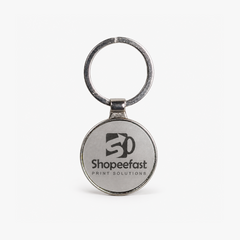 Round Metal Keychain (SF341) - (Minimum Order 50 Pcs)