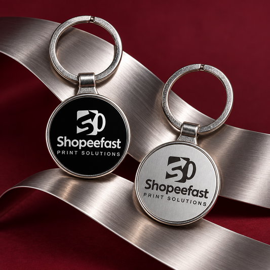 Round Metal Keychain (SF341) - (Minimum Order 50 Pcs)