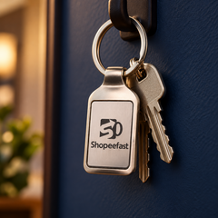 Premium Rectangular Metal Keychain (SF301) - (Minimum Order 50 Pcs)