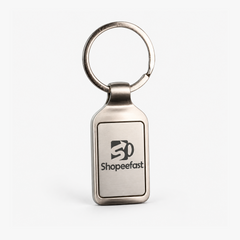 Premium Rectangular Metal Keychain (SF301) - (Minimum Order 50 Pcs)