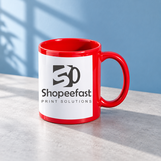 Sublimation Patch Mug (Minimum Order 50 Pcs)