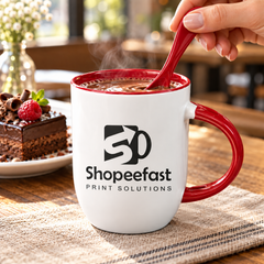Sublimation Spoon Mug (Minimum Order 50 Pcs)