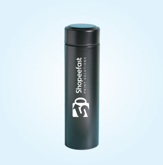 Temperature water bottle Black
