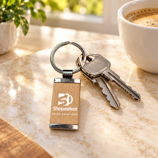 Wooden Keychain (SF313) (Minimum Order 50 Pcs)