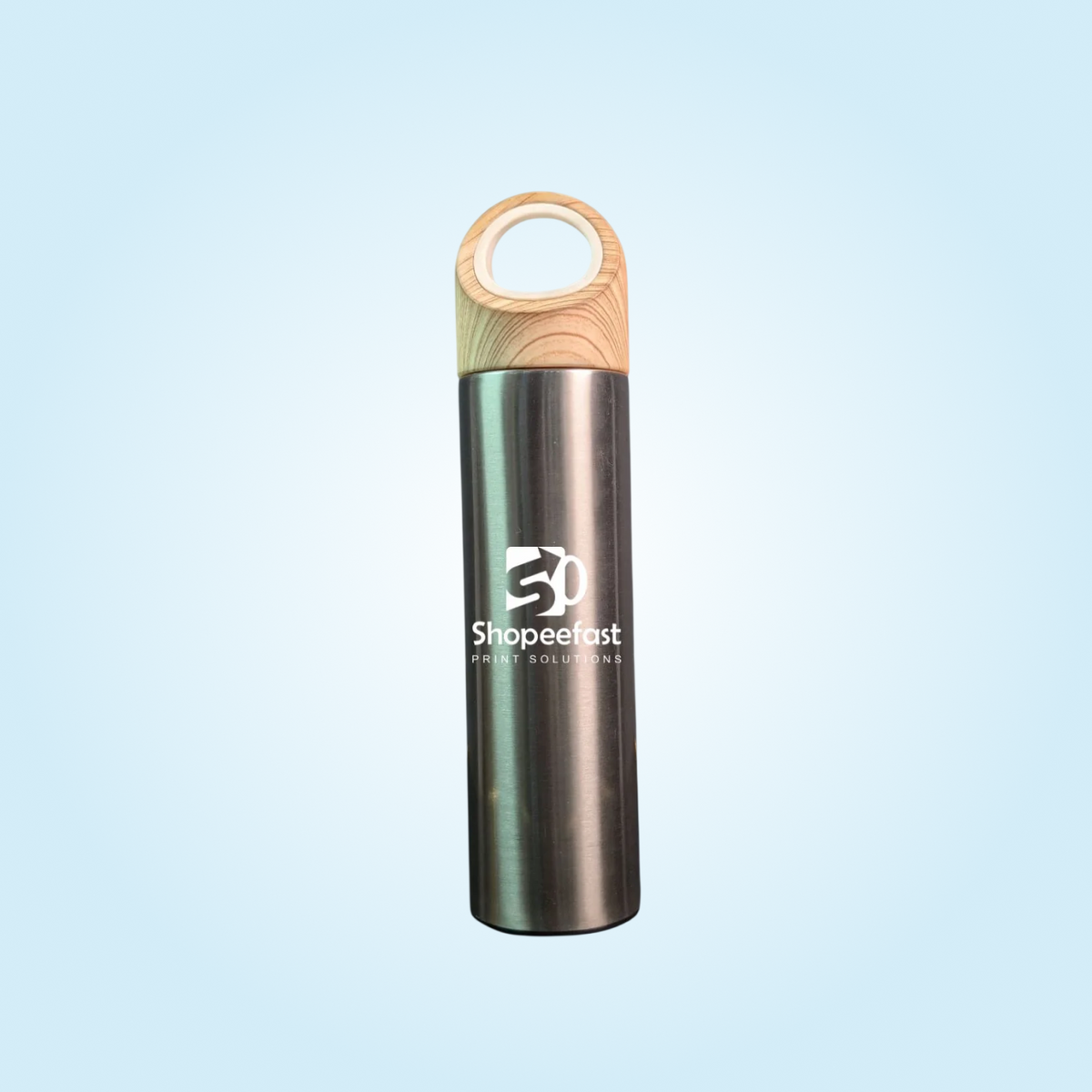 Wooden Cap Water Bottle (Minimum Order 50 Pcs)